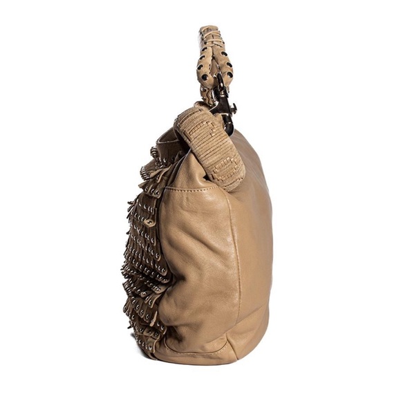 Jimmy Choo Tan Fringe Handbag With Matching Bangle - Picture 9 of 10